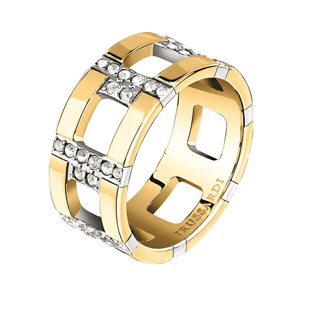 Trussardi T-Logo con zirconi TJAXC38 - Diametro: 56 mm donna