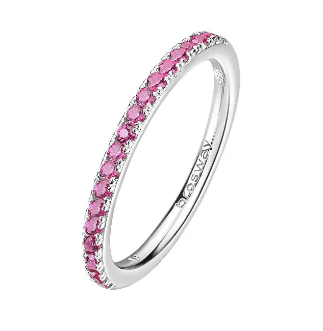 Brosway FPR69 Anello in argento scintillante con rubino Fancy Passion - Diametro: 52 mm donna