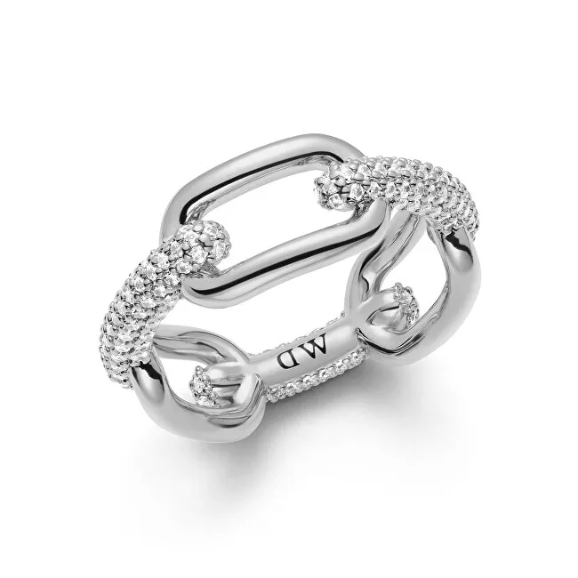 Daniel Wellington Elegante anello Crystal Link DW0040061 - Diametro: 60 mm donna