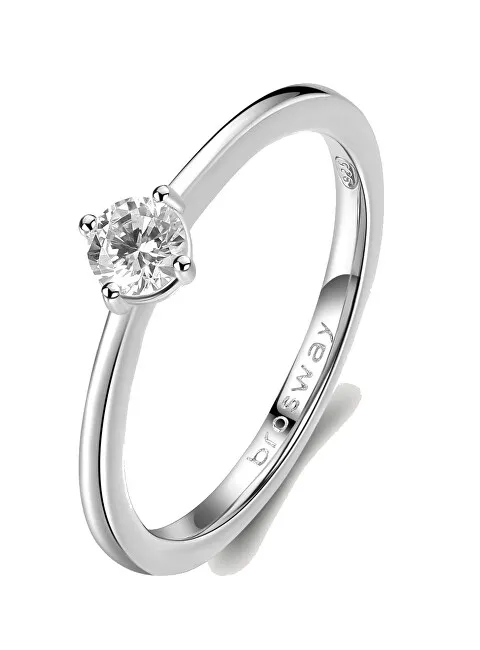 Brosway Anello in argento con zirconi cubici bianchi Fancy Infinite FIW76 - Diametro: 54 mm donna