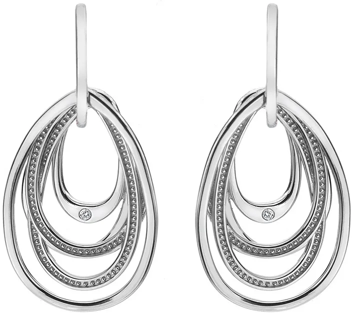 Hot Diamonds Orecchini in argento con diamanti Chandelier Vintage Drop DE496 donna