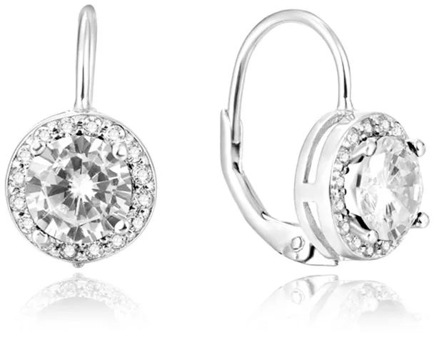 Beneto Orecchini in argento scintillanti AGUC901 donna