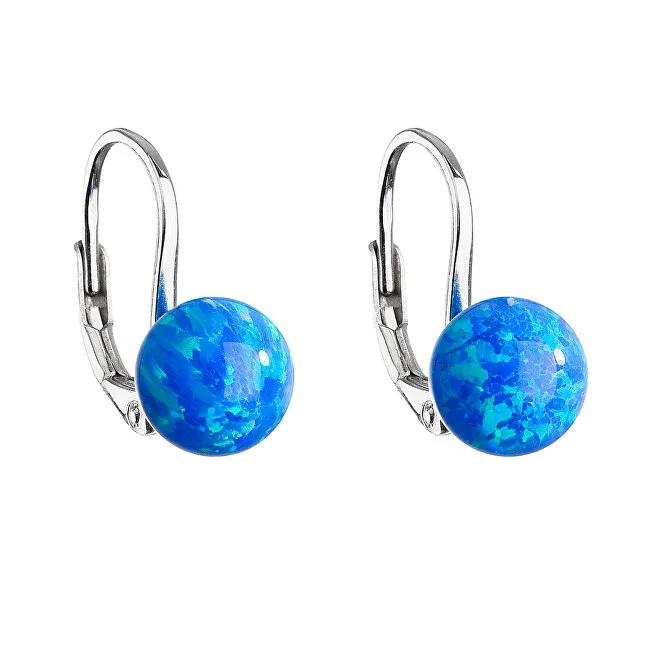 Evolution Group Orecchini in argento scintillante con opale sintetico 11245.3 donna