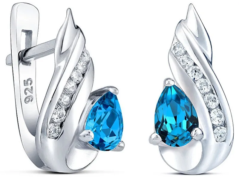 Orecchini Silvego in argento con topazio sintetico CORNELIA QRE04TE donna
