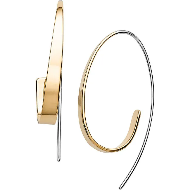Skagen Orecchini bicolore in acciaio di lusso Kariana SKJ1217998 donna