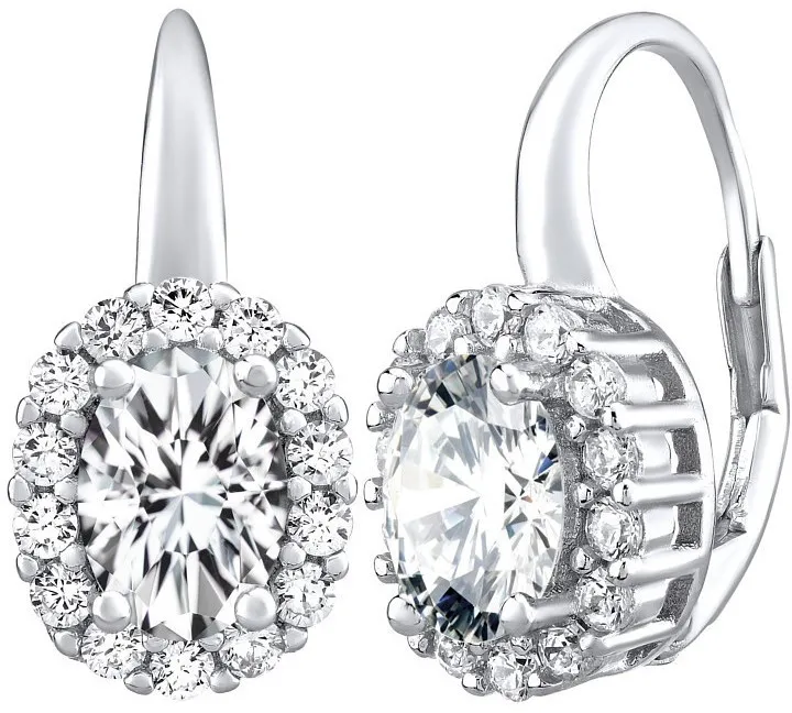 Orecchini Silvego in argento SHARON con zirconi LPS0611W donna