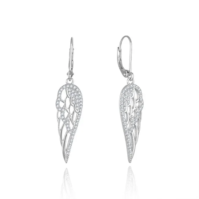 Beneto Orecchini pendente in argento con ali d'angelo AGUC2613 donna