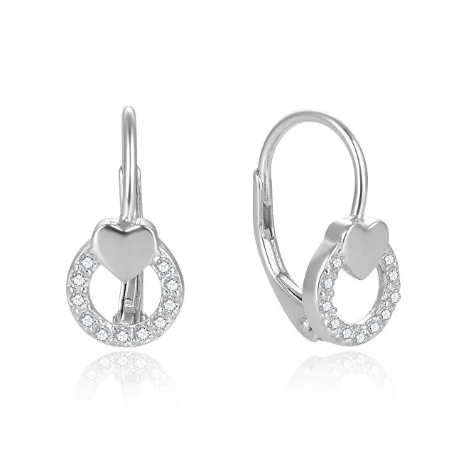 Orecchini Beneto Delicati in argento con cuore AGUC2701 donna