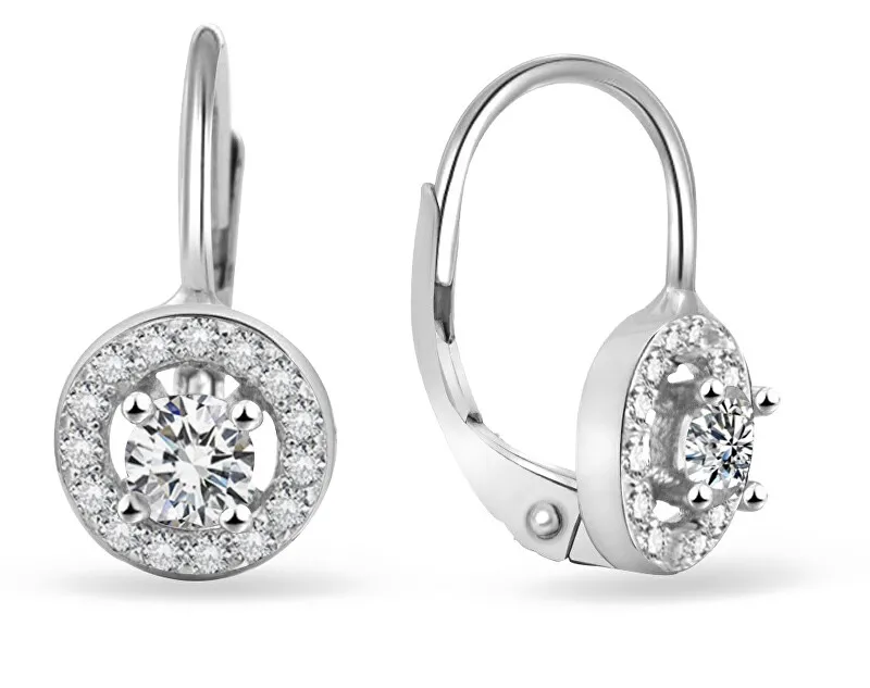 Beneto Orecchini scintillanti in argento con zirconi AGUC2700 donna