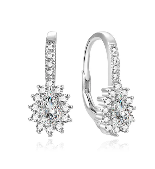 Beneto Orecchini in argento scintillanti con zirconi AGUC1296L donna