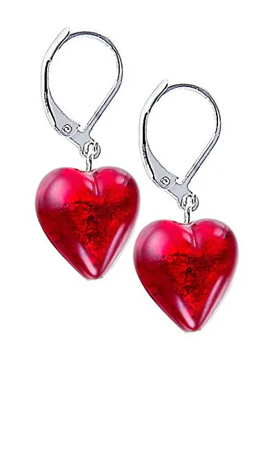 Lampglas Orecchini romantici Pure Love con oro 24 carati in perle Lampglas ELH1 donna