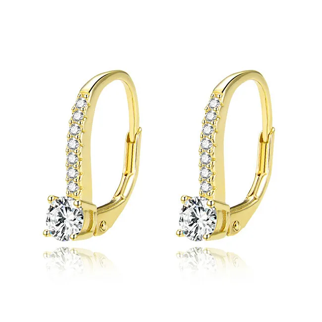 Beneto Delicati orecchini placcati oro con zirconi AGUC1955-GOLD donna