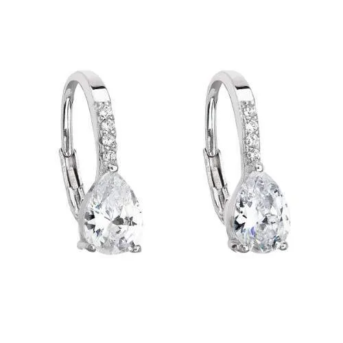 Orecchini Evolution Group in argento con zirconi trasparenti 11206.1 donna
