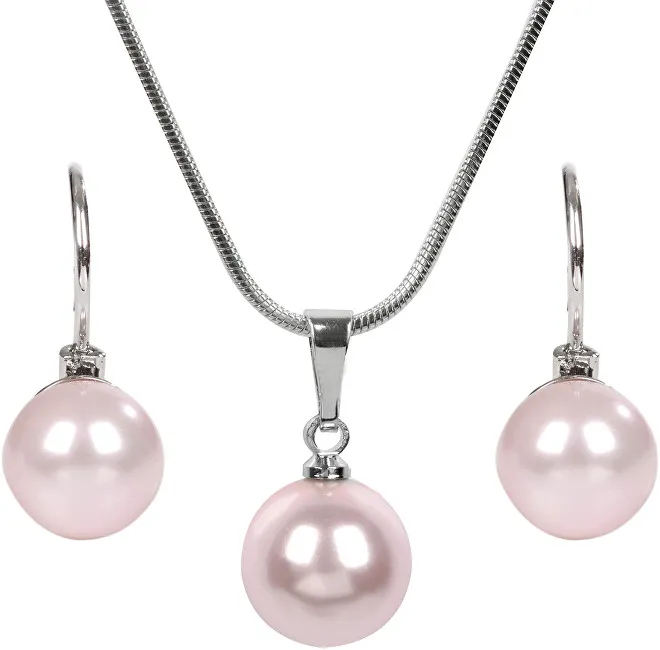 Levien Un grazioso set di collane e orecchini Pearl Rosaline da donna