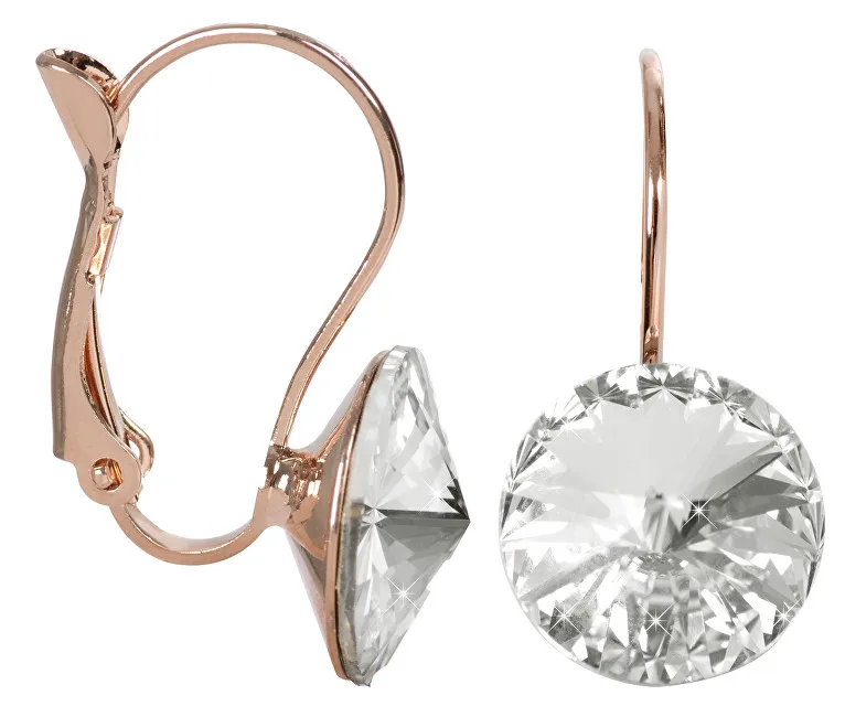 Levien Orecchini in bronzo con cristilla Rivoli Crystal donna