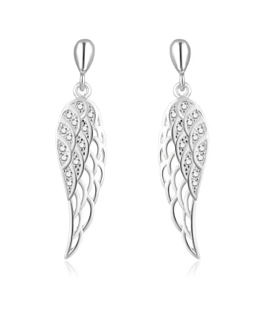 Beneto Bellissimi orecchini in argento con ali d'angelo AGUP2360L donna