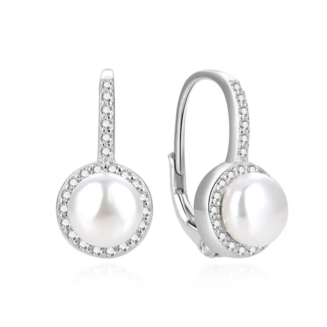 Beneto Deliziosi orecchini in argento con vere perle di fiume AGUC2397PL donna