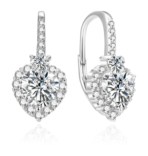 Orecchini Beneto Sparkling in argento Cuori AGUC389L donna