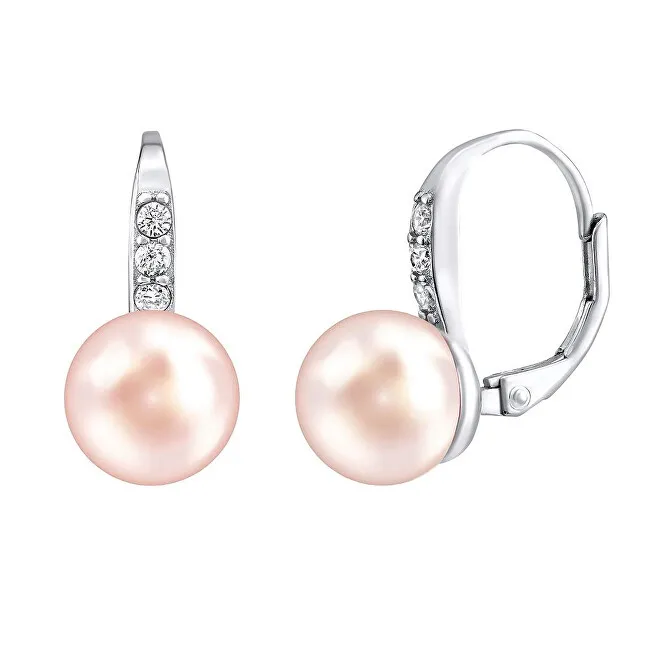 Silvego Orecchini CASSIDY in argento con perla naturale rosa LPSP0639P donna