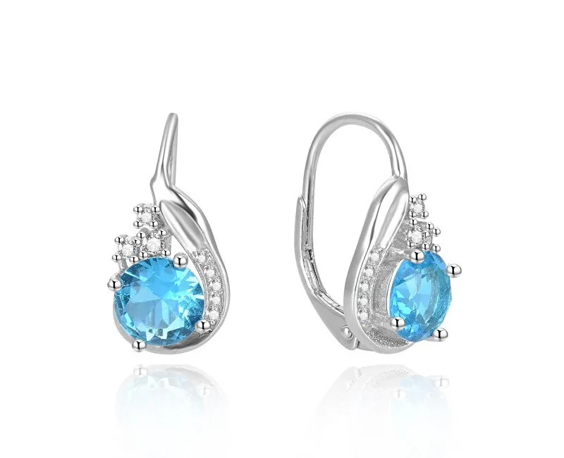 Beneto Anello in pietra naturale con modulo in zircone AGUC2681-L.BLUE donna