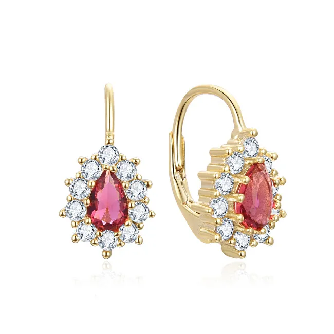 Beneto Pietra preziosa con zircone rosso AGUC3298R-GOLD donna