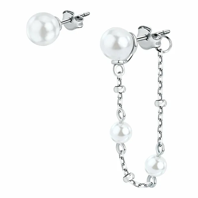 Morellato Eleganti orecchini asimmetrici in argento Perla SAWM08 donna