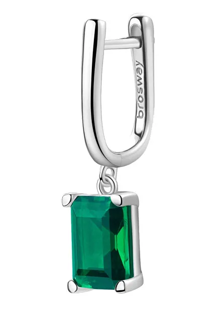 Brosway Orecchino singolo in argento di qualità Fancy Life Green FLG07 donna