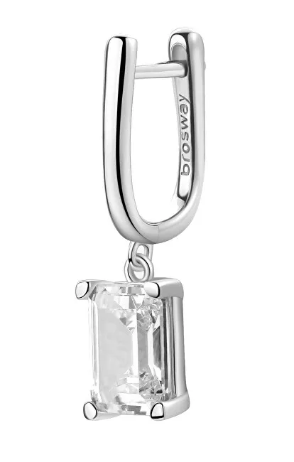 Brosway Decente orecchino singolo in argento Fancy Infinite White FIW12 donna