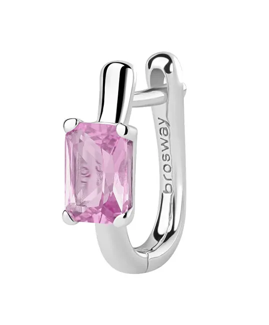 Brosway Orecchini singoli in argento Fancy Vibrant Pink FVP07 donna