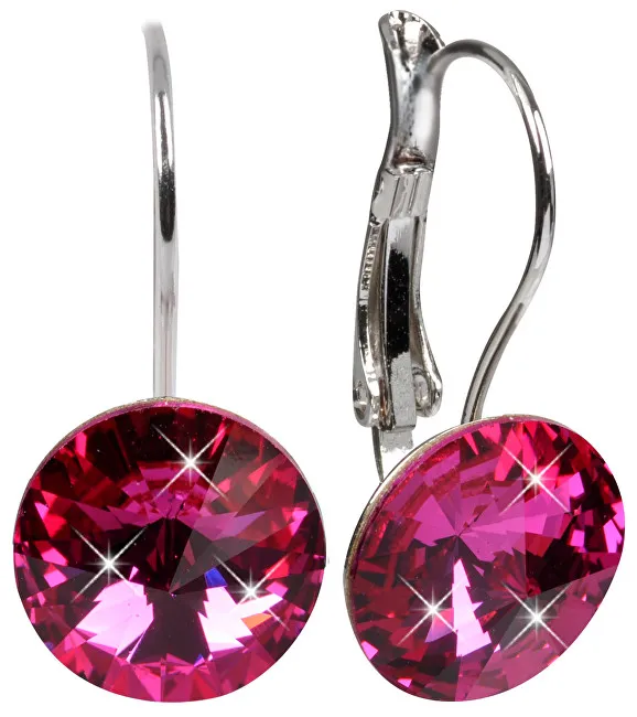 Orecchini Levien Eleganti Rivoli Fucsia donna