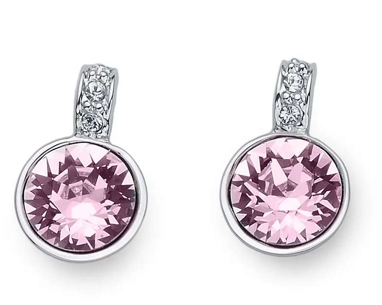 Orecchini Oliver Weber Bellissimi con cristalli Swarovski Double 22815 212 donna