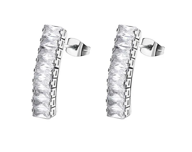 Orecchini Brosway Bellissimi in acciaio con zirconi Desideri BEIE010 donna
