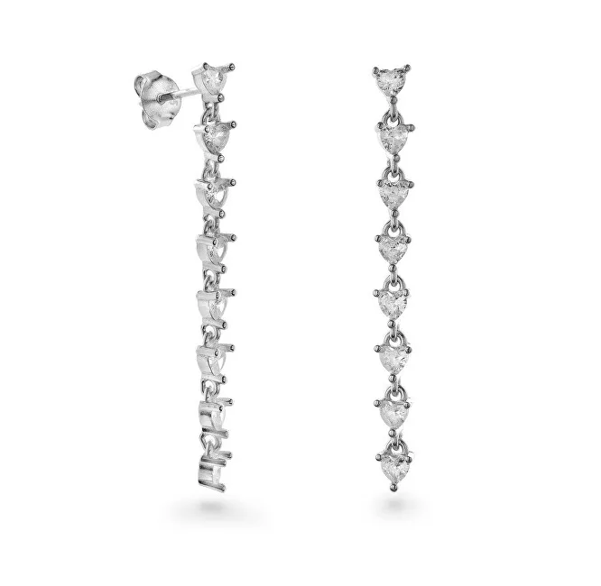 Orecchini AGAIN Gioielli Romantici in argento con zirconi AJNS0037 donna