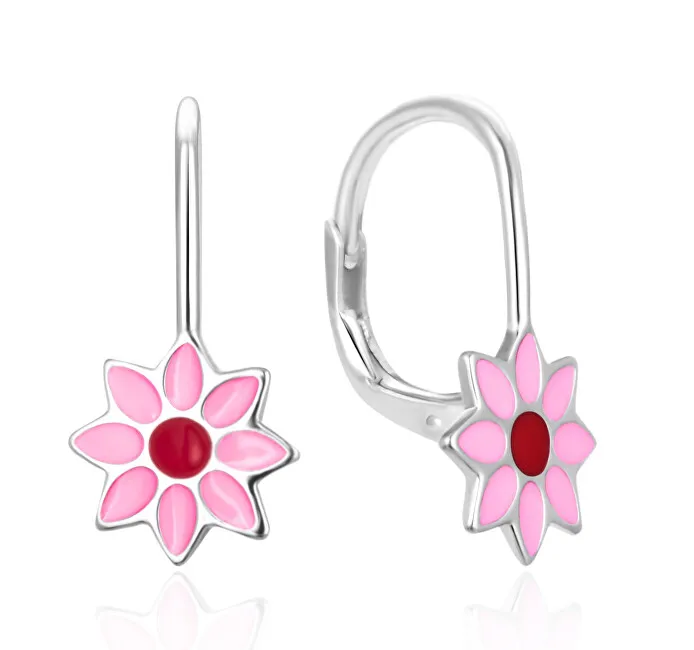 Agato Orecchini pendenti in argento Fiore AGT-E055L donna