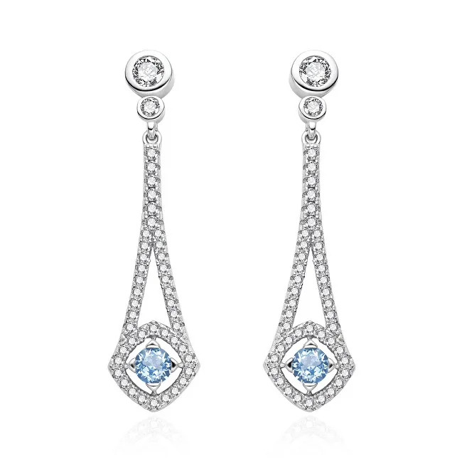Agato Deliziosi orecchini in argento con zirconi AGT-E132PWBL donna