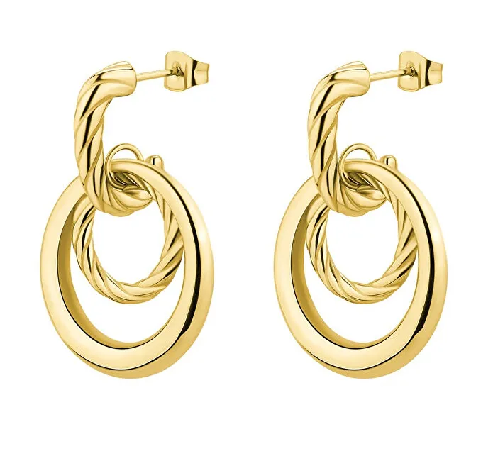 Brosway Eleganti orecchini pendenti placcati in oro Amy BAY29 donna