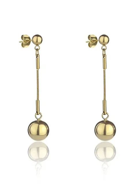 Marc Malone Orecchini pendenti placcati oro Amanda Gold Orecchini MCE24002G donna