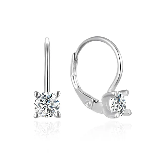 Agato Orecchini pendenti in argento con zirconi AGT-E196LW donna