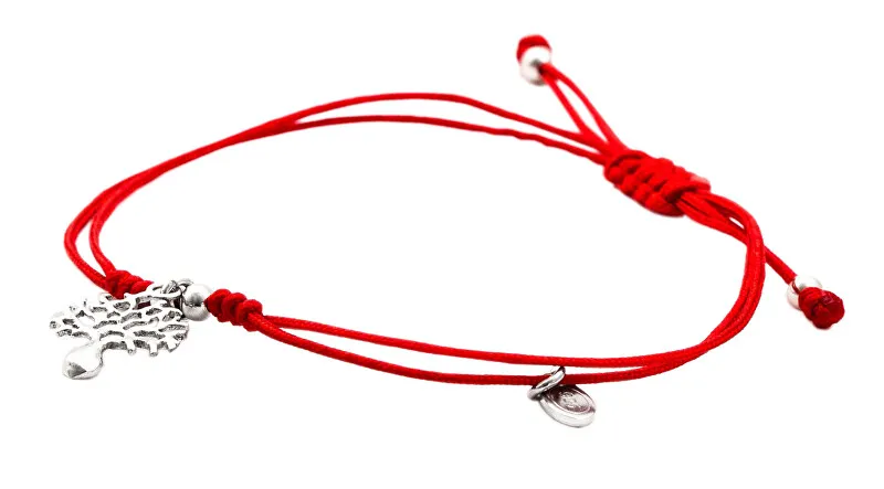 Beneto Exclusive Bracciale con cordino con l'albero della vita AGB375 donna