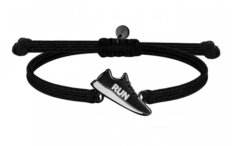 Troli Bracciale in cordino nero Scarpa da corsa unisex
