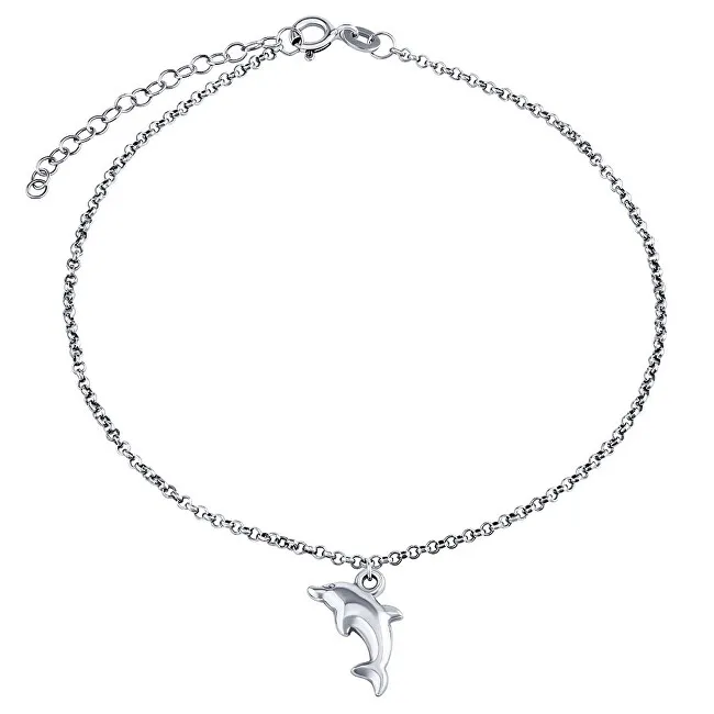 Silvego Catena da gamba in argento con delfino ZT151095VSW donna