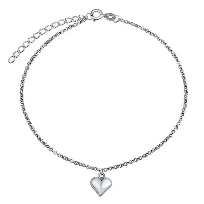 Silvego Catena in argento fine sulla gamba Cuore ZT1303175AVSW donna