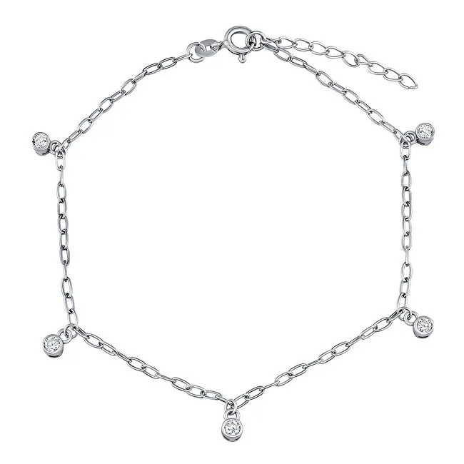 Silvego Catena in argento per gamba Samantha con Brilliance Zirconia ZT1A36751A donna