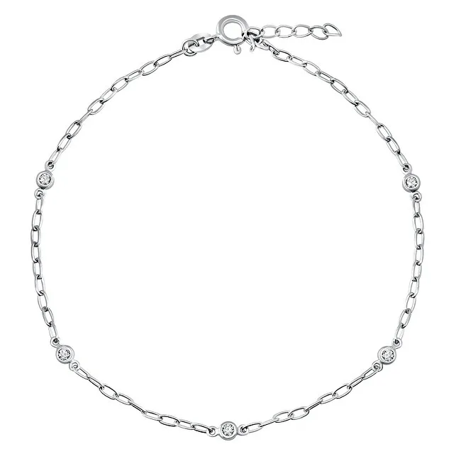 Silvego Catena da gamba in argento Mary con Brilliance Zirconia ZT196751A donna