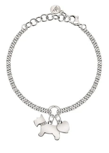 Morellato Bracciale doppio in acciaio Dog&Heart Mascotte SAVL14 donna