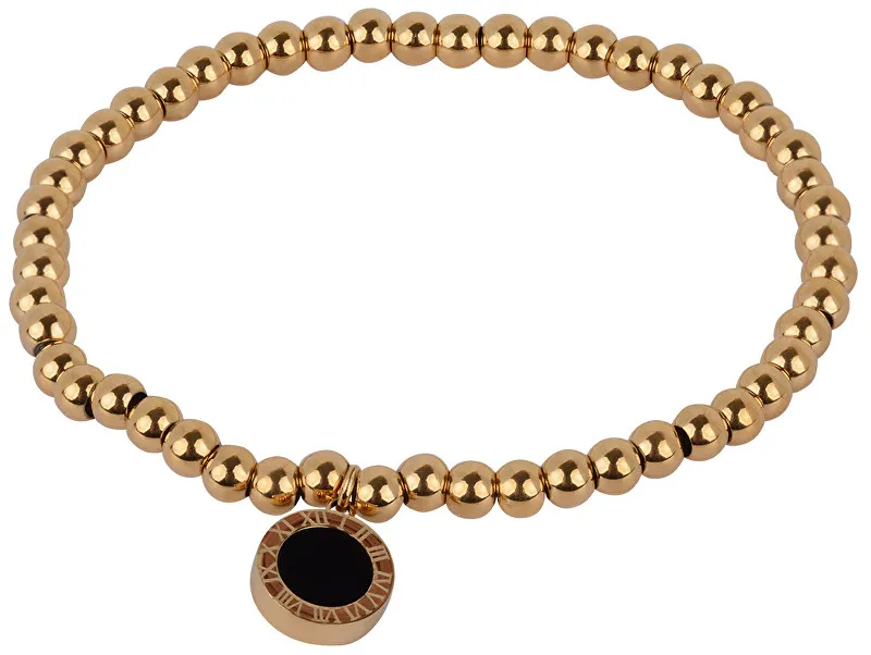 Troli Bracciale placcato oro con pendente bifacciale da donna