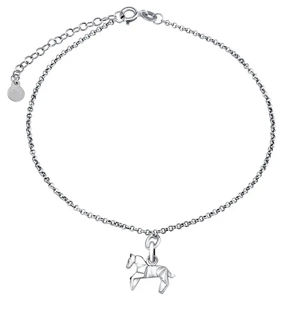 Silvego Bracciale in argento con ciondolo Cavallo Origami ZTJL73512VSW donna