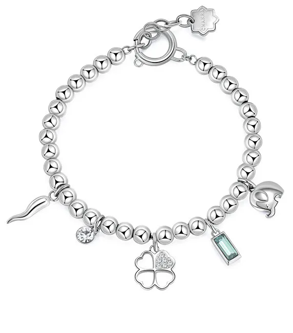 Brosway Bracciale in perline d'acciaio per il Chakra della fortuna BHKB114 donna
