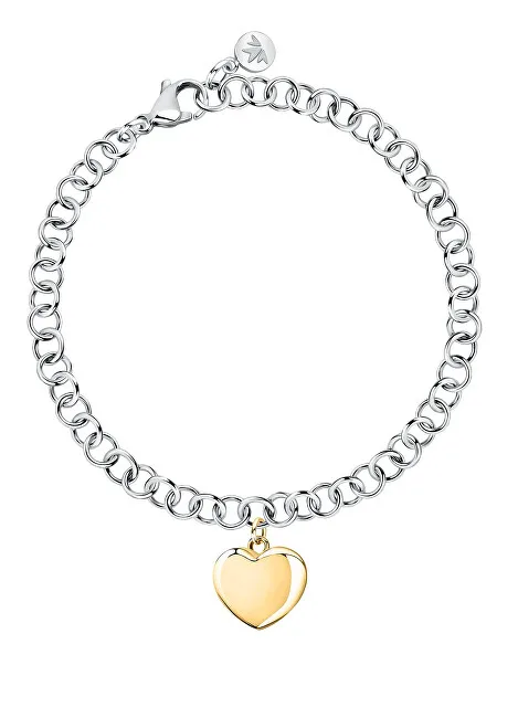 Morellato Bracciale moderno in acciaio bicolore Heart Istanti SAVZ10 donna