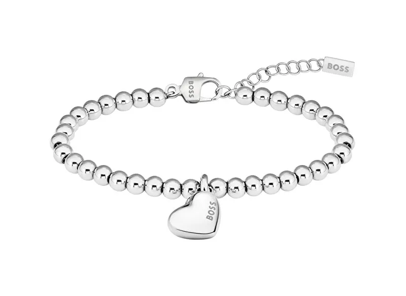Hugo Boss Bracciale romantico da donna in acciaio Beads 1580642 donna